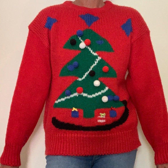 Vintage Adell Barre Christmas sweater - Picture 1 of 4